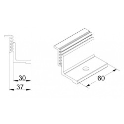 SUNFER S10 Presor lateral regulable para paneles solares