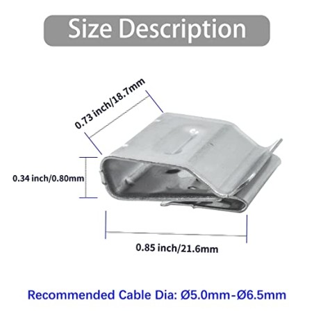 Abrazadera de cable PV Solar